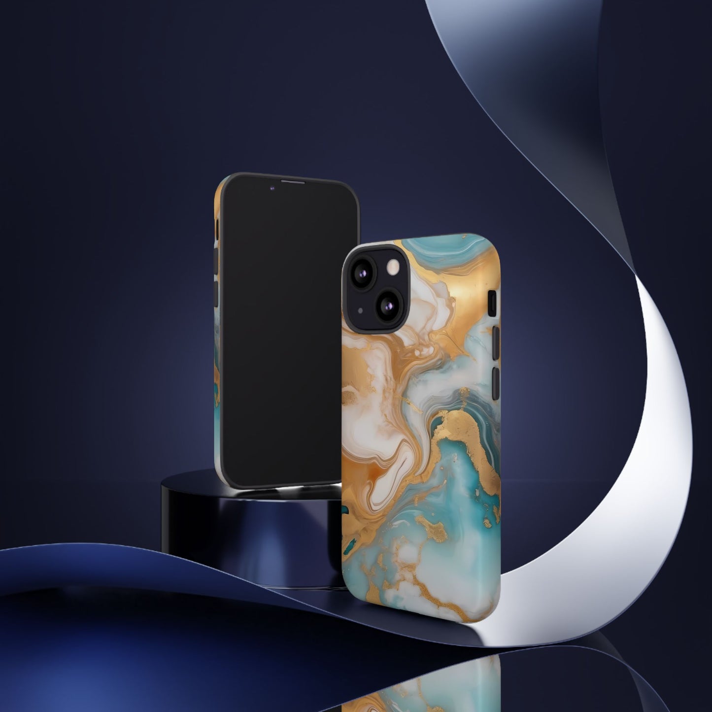 Marble Hues Phone Case for iPhone 8–16 Pro Max, Pixel 5–8 Pro, Galaxy S10–S24 Ultra - Designed by Thalia