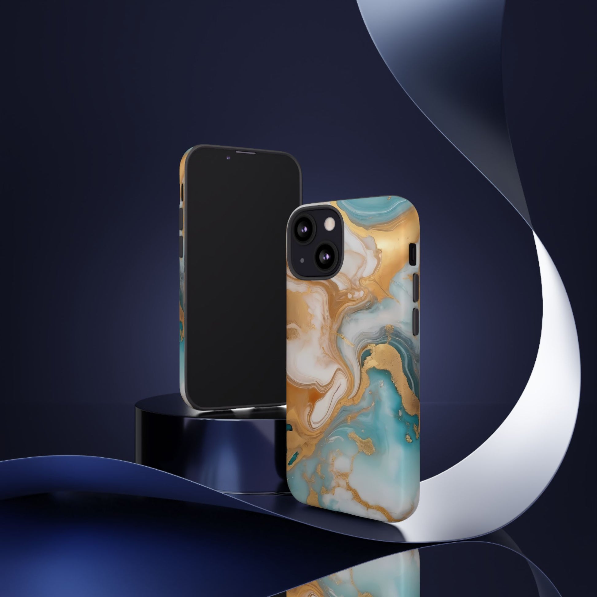 Marble Hues Phone Case for iPhone 8–16 Pro Max, iPhone 8 Plus–13 Mini, iPhone XS–XS Max, iPhone 11–14 Pro Max - Designed by Thalia