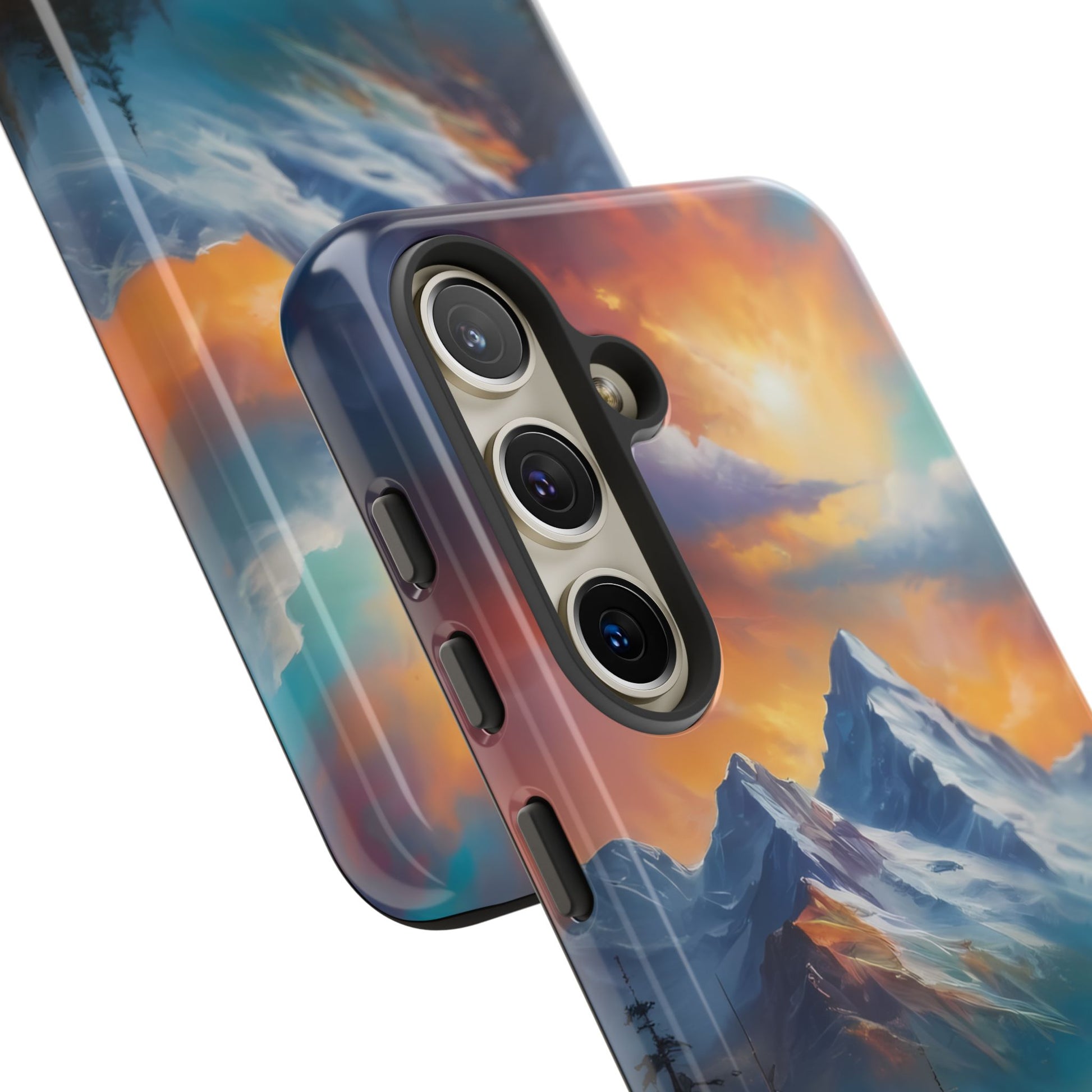 Mystic Mountains Phone Case for iPhone 8–16 Pro Max, Pixel 5–8 Pro, Galaxy S10–S24 Ultra - Designed by Thalia