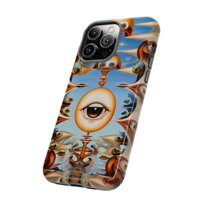 Surreal Suspect Phone Case for iPhone 8–16 Pro Max, Pixel 5–8 Pro, Galaxy S10–S24 Ultra - Designed by Thalia