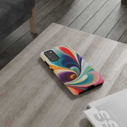 Abstract Elegance Custom Phone Case for iPhone 8–16 Pro Max, iPhone 8 Plus–13 Mini, iPhone XS–XS Max, iPhone 11–14 Pro Max - Designed by Thalia