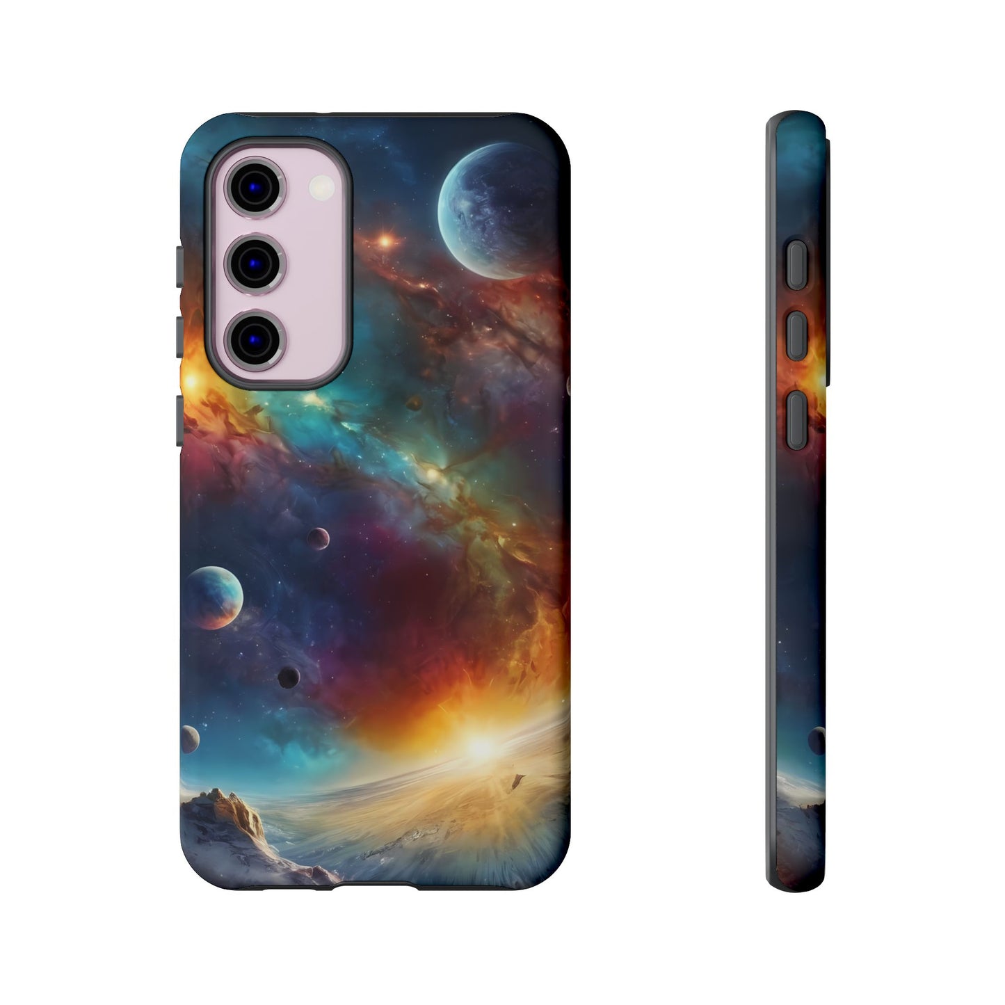 Cosmic Voyage Phone Case for iPhone 8–16 Pro Max, Pixel 5–8 Pro, Galaxy S10–S24 Ultra - Designed by Thalia