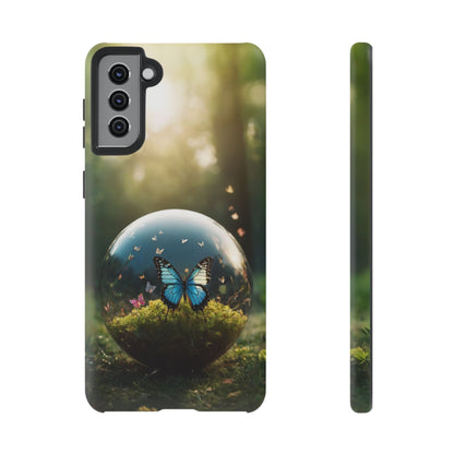 Butterfly Ball Custom Phone Case for Samsung Galaxy S10–S24 Ultra – Stylish, Unique & UV Protected - Designed by Thalia