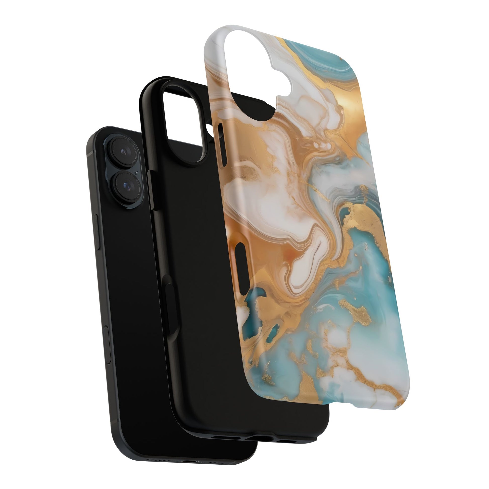 Marble Hues Phone Case for iPhone 8–16 Pro Max, Pixel 5–8 Pro, Galaxy S10–S24 Ultra - Designed by Thalia