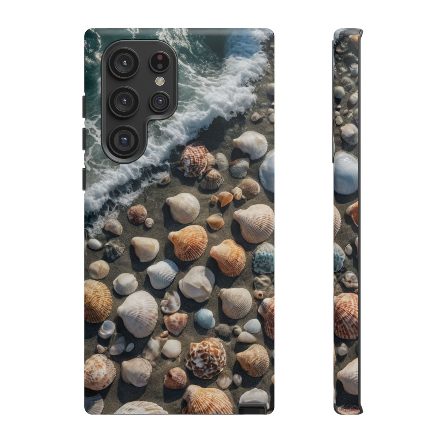 She Sells Sea Shells Phone Case for iPhone 8–16 Pro Max, Pixel 5–8 Pro, Galaxy S10–S24 Ultra - Designed by Thalia