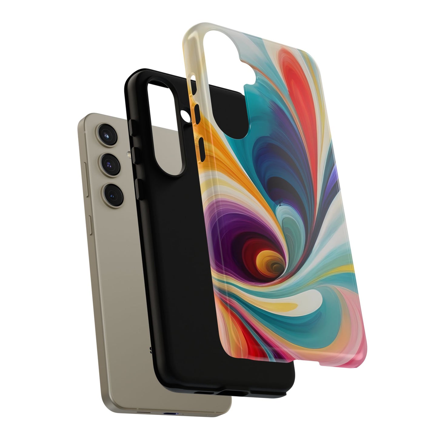 Abstract Elegance Custom Phone Case for iPhone 8–16 Pro Max, iPhone 8 Plus–13 Mini, iPhone XS–XS Max, iPhone 11–14 Pro Max - Designed by Thalia