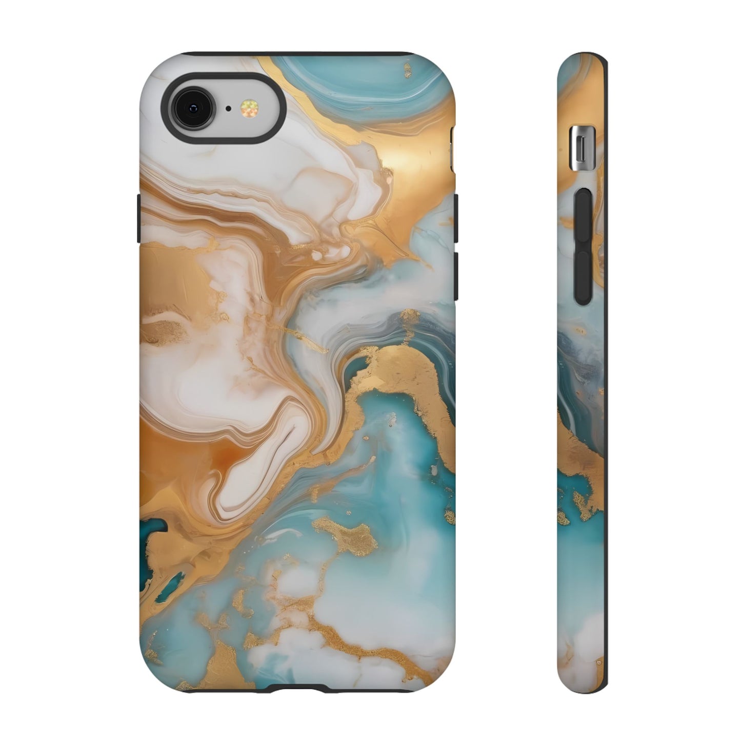 Marble Hues Phone Case for iPhone 8–16 Pro Max, Pixel 5–8 Pro, Galaxy S10–S24 Ultra - Designed by Thalia