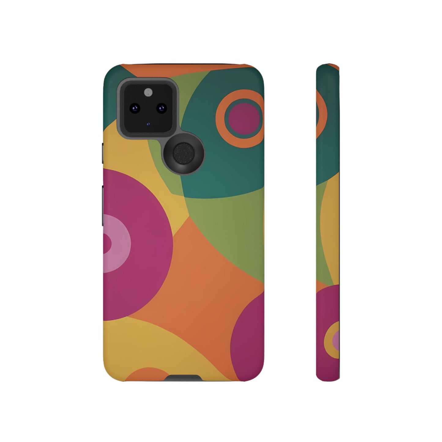 60s Retro Phone Case for iPhone 8–16 Pro Max, Pixel 5–8 Pro, Galaxy S10–S24 Ultra - Designed by Thalia