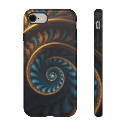 3D Fractal Custom Phone Case for iPhone 8–16 Pro Max, iPhone 8 Plus–13 Mini, XS, XR, X, 11–14 Pro Max - Designed by Thalia