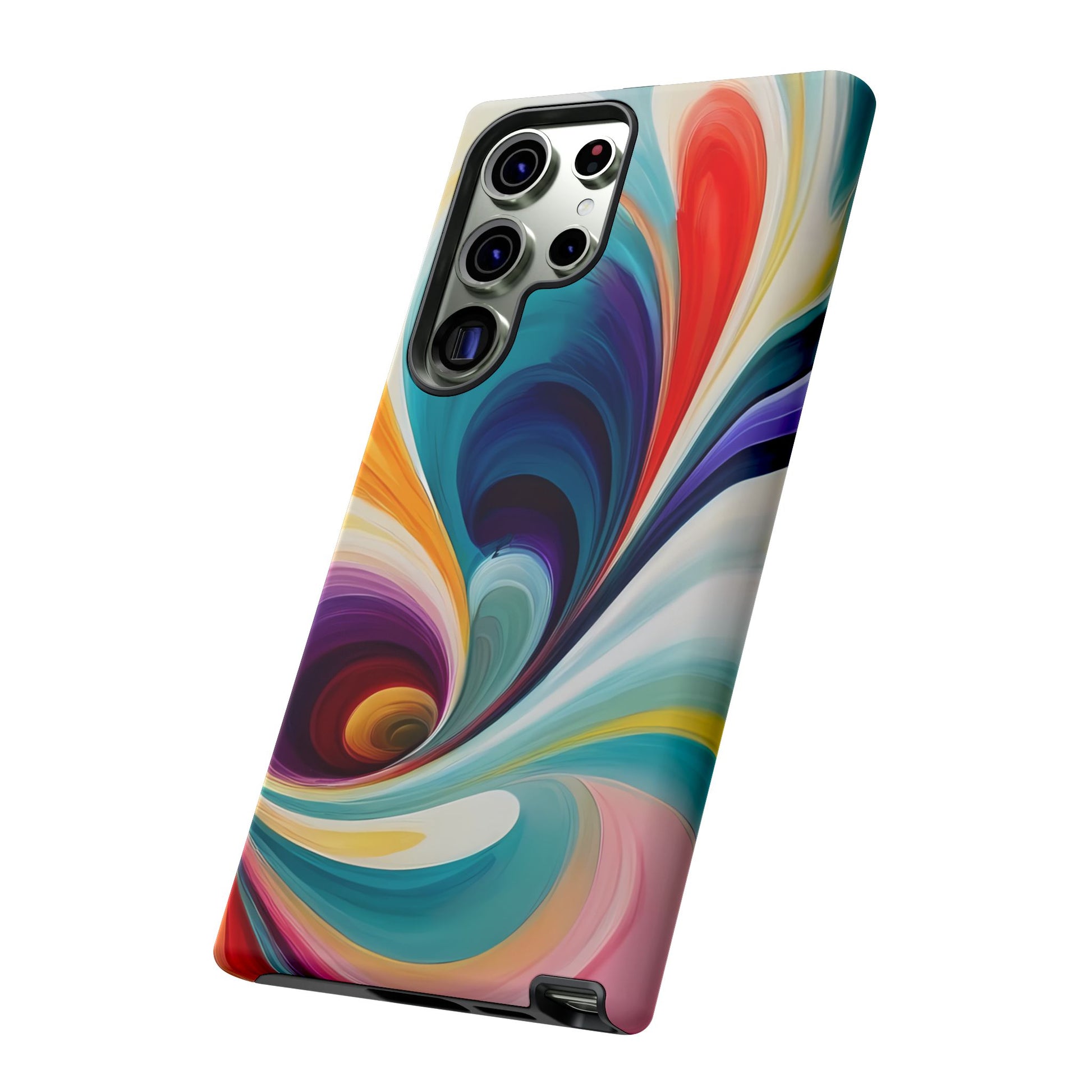 Abstract Elegance Phone Case for iPhone 8–16 Pro Max, Pixel 5–8 Pro, Galaxy S10–S24 Ultra - Designed by Thalia