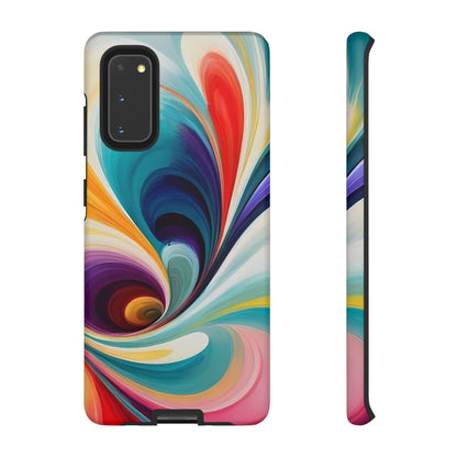 Abstract Elegance Phone Case for iPhone 8–16 Pro Max, Pixel 5–8 Pro, Galaxy S10–S24 Ultra - Designed by Thalia