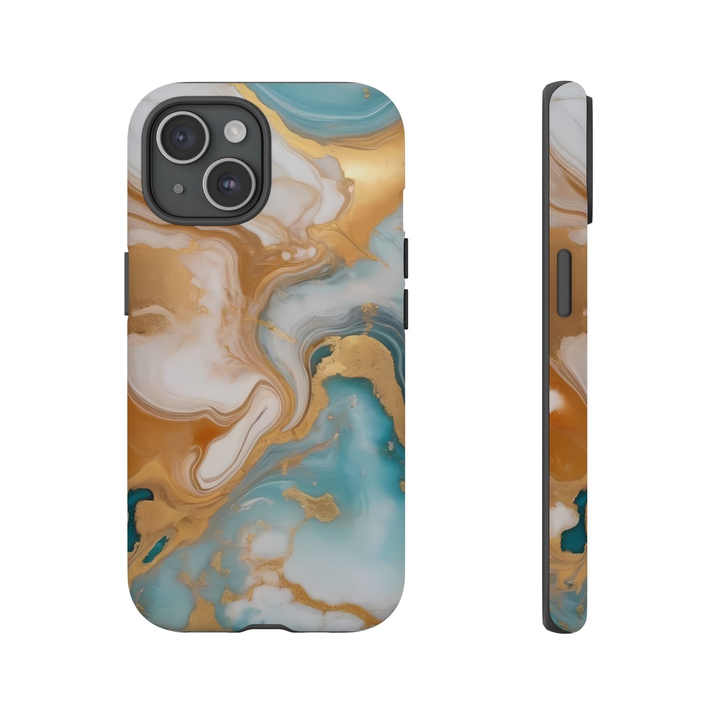 Marble Hues Phone Case for iPhone 8–16 Pro Max, Pixel 5–8 Pro, Galaxy S10–S24 Ultra - Designed by Thalia