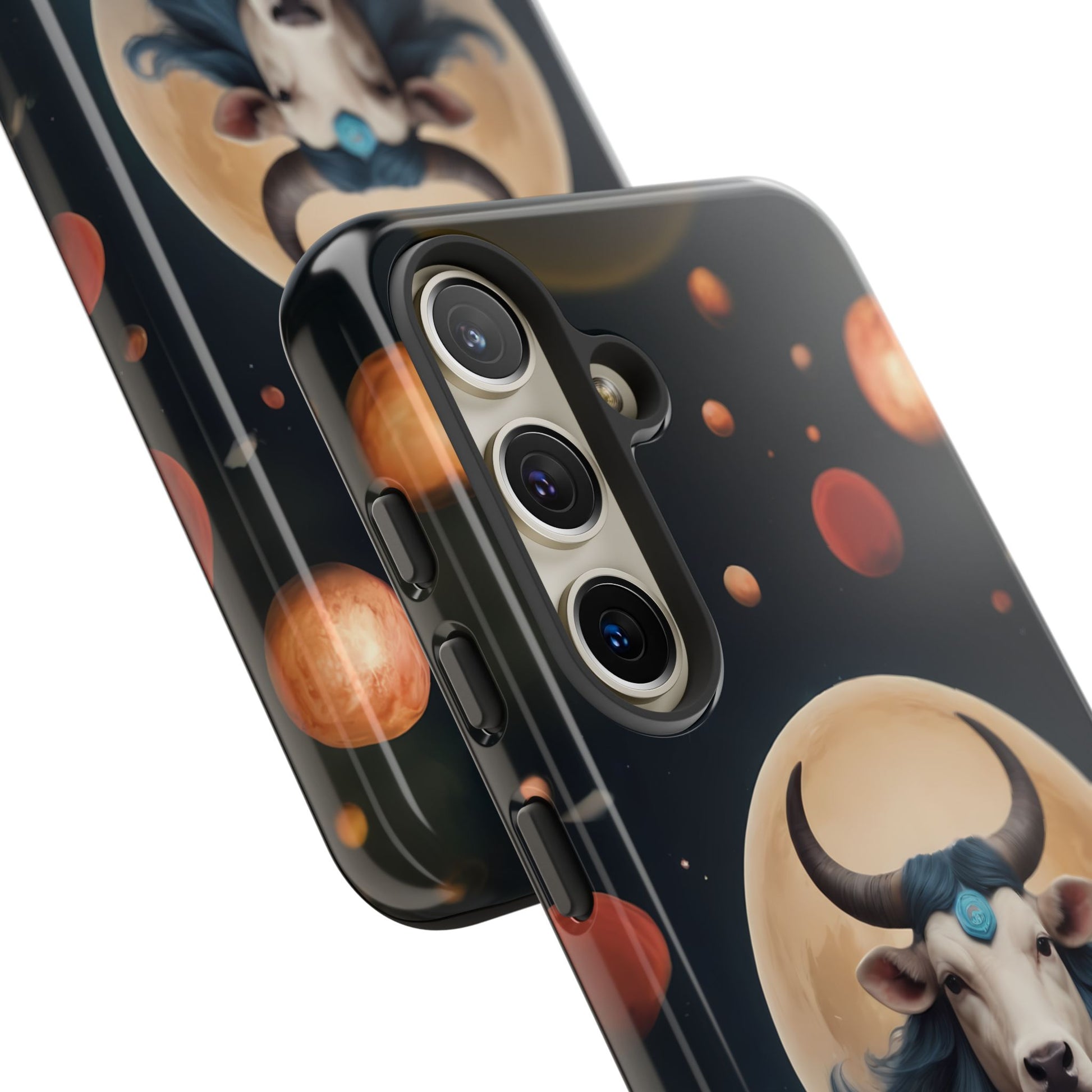 Chinese Zodiac Ox Custom Phone Case for Samsung Galaxy S10–S24 - Designed by Thalia