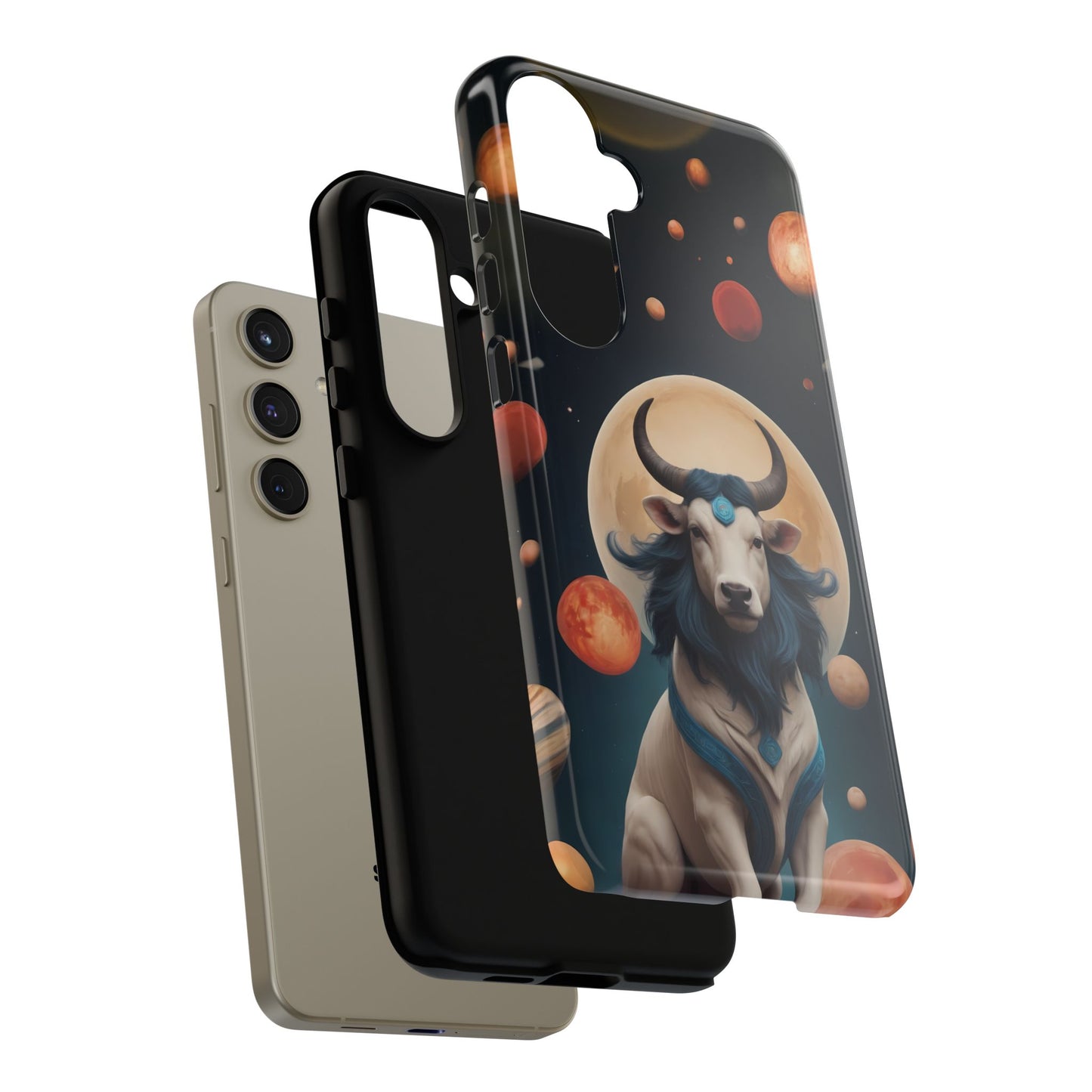 Chinese Zodiac Ox Custom Phone Case for Samsung Galaxy S10–S24 - Designed by Thalia