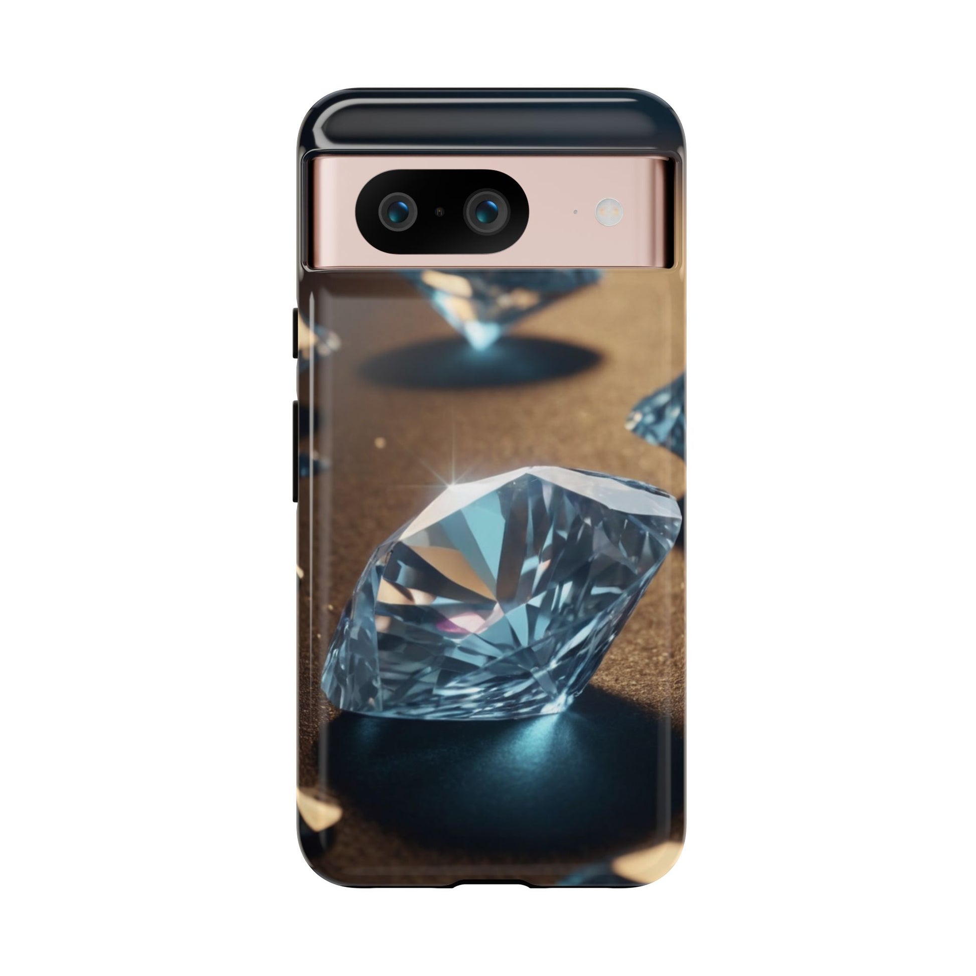 Raining Diamonds Custom, Stylish, Unique & UV protected phone case for Google Pixel, Samsung & iPhone - design for all models - Designed by Thalia