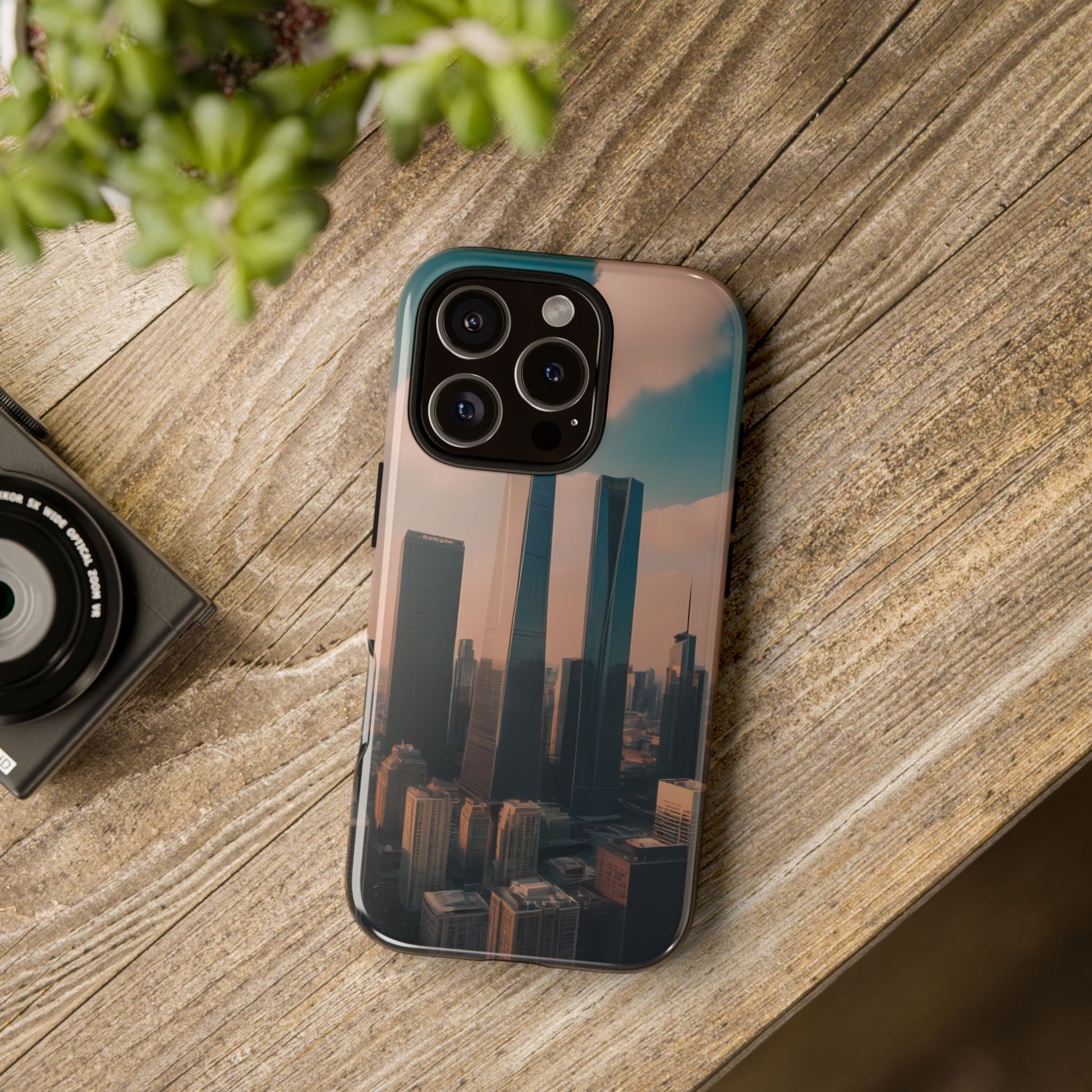 City Skylines Phone Case for iPhone 8–16 Pro Max, iPhone 8 Plus–13 Mini, iPhone XS–XS Max, iPhone 11–14 Pro Max - Designed by Thalia