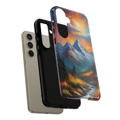 Mystic Mountains Phone Case for iPhone 8–16 Pro Max, Pixel 5–8 Pro, Galaxy S10–S24 Ultra - Designed by Thalia