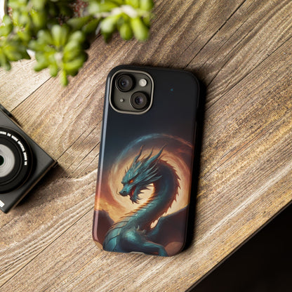 Chinese Zodiac Dragon Phone Case for iPhone 8–16 Pro Max, Pixel 5–8 Pro, Galaxy S10–S24 Ultra - Designed by Thalia