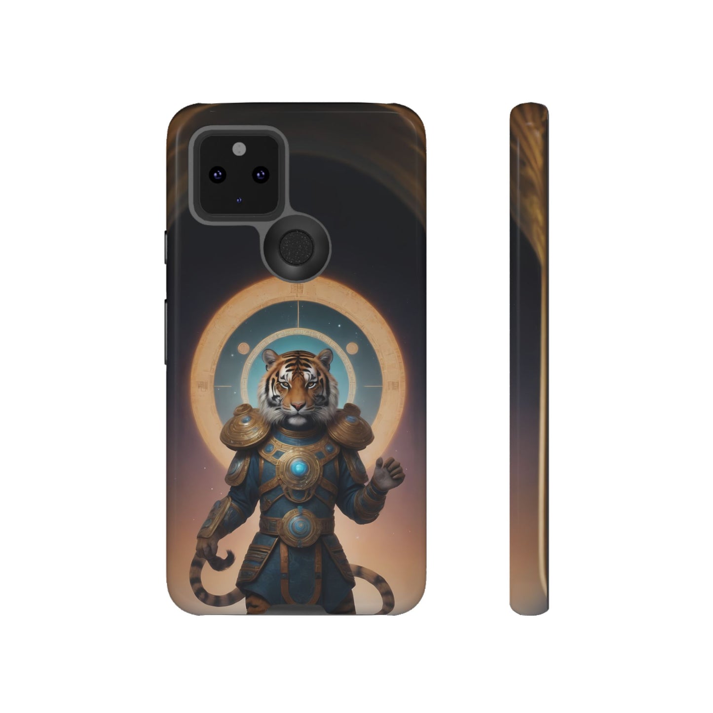 Chinese Zodiac Tiger Phone Case for Google Pixel 8 Pro, Pixel 8, Pixel 7, Pixel 6 Pro, Pixel 6, Pixel 5 5G - Designed by Thalia