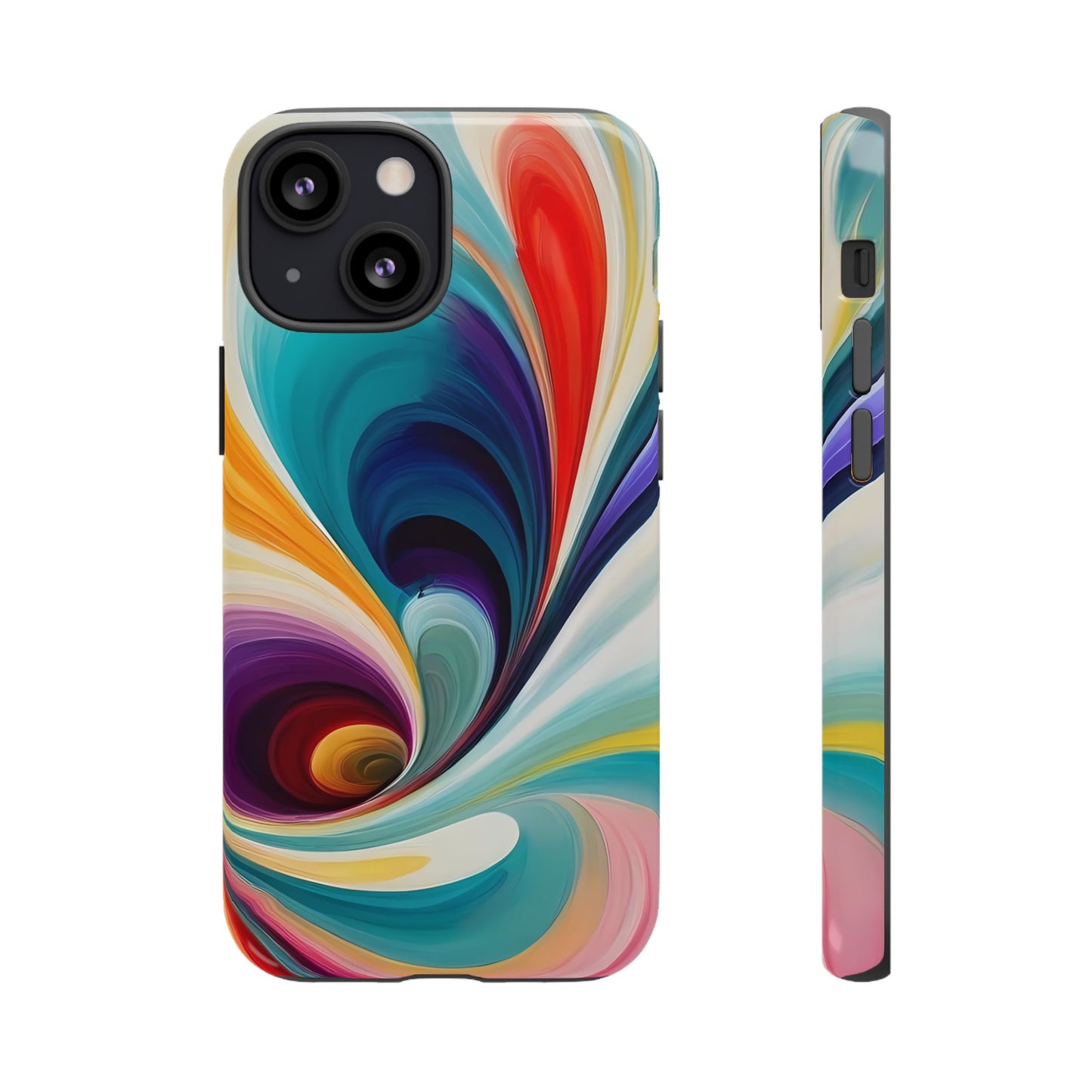 Abstract Elegance Phone Case for iPhone 8–16 Pro Max, Pixel 5–8 Pro, Galaxy S10–S24 Ultra - Designed by Thalia