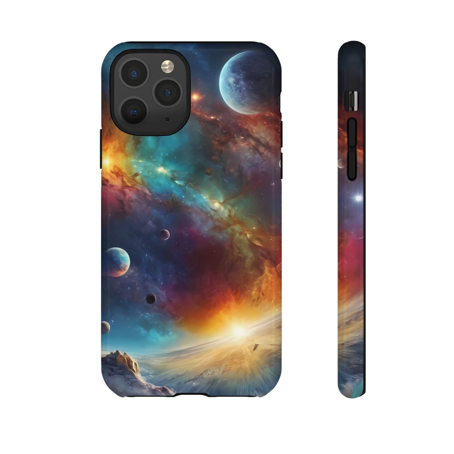 Cosmic Voyage Phone Case for iPhone 8–16 Pro Max, iPhone 8 Plus–13 Mini, iPhone XS–XS Max, iPhone 11–14 Pro Max - Designed by Thalia