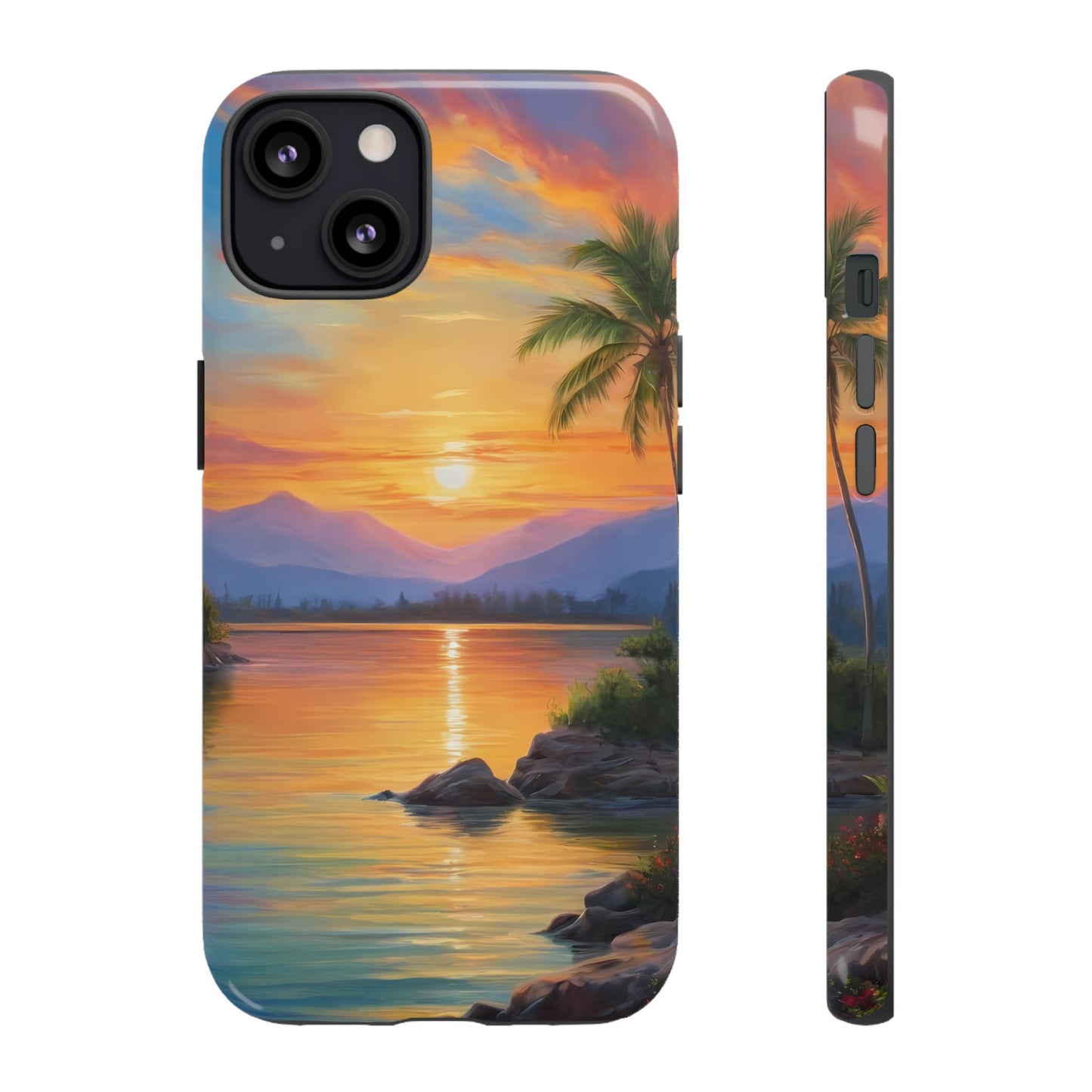 Sunset Serenade Phone Case for iPhone 8–16 Pro Max, Pixel 5–8 Pro, Galaxy S10–S24 Ultra - Designed by Thalia