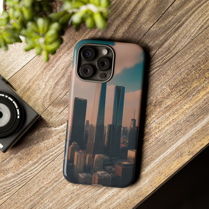 City Skylines Phone Case for iPhone 8–16 Pro Max, iPhone 8 Plus–13 Mini, iPhone XS–XS Max, iPhone 11–14 Pro Max - Designed by Thalia