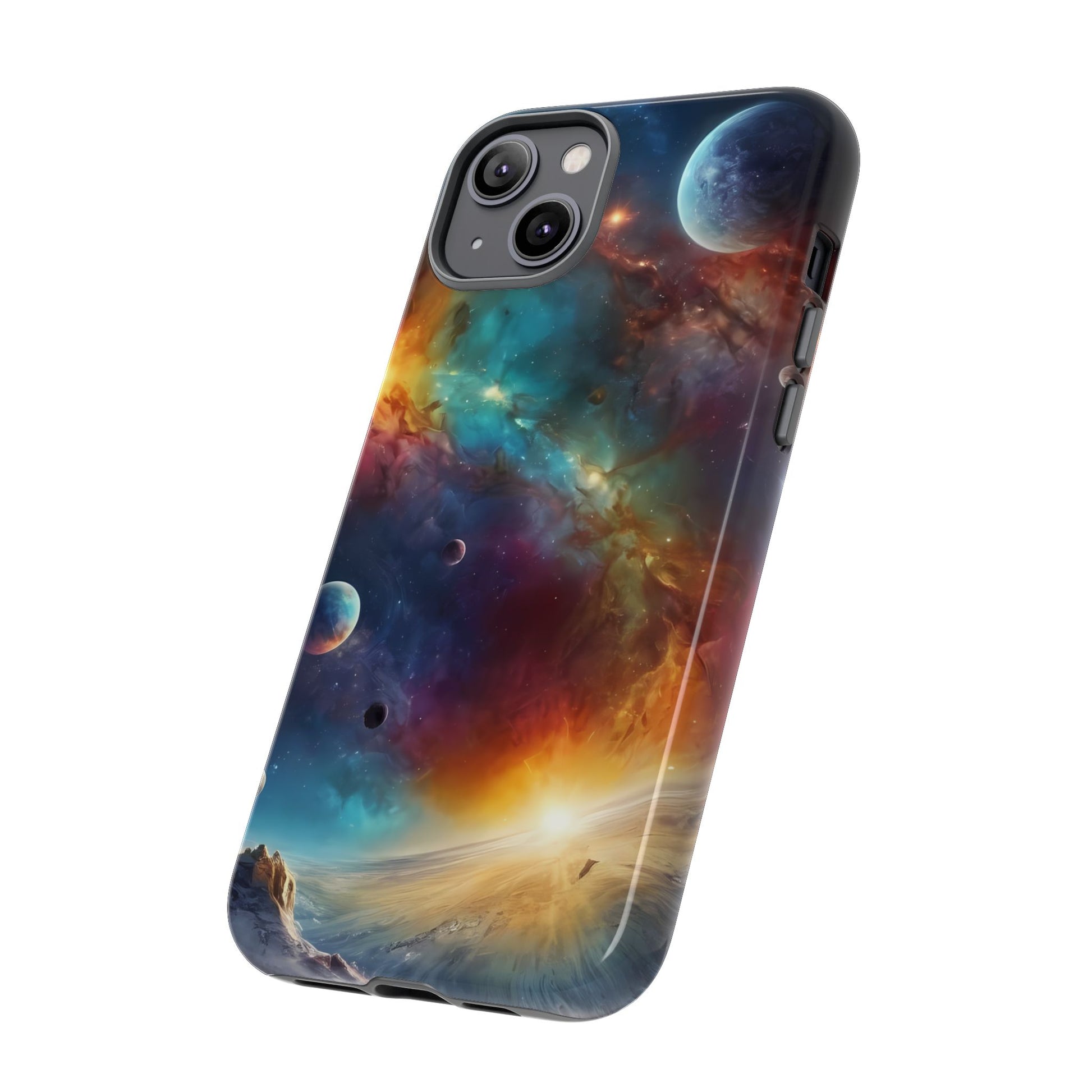 Cosmic Voyage Phone Case for iPhone 8–16 Pro Max, Pixel 5–8 Pro, Galaxy S10–S24 Ultra - Designed by Thalia