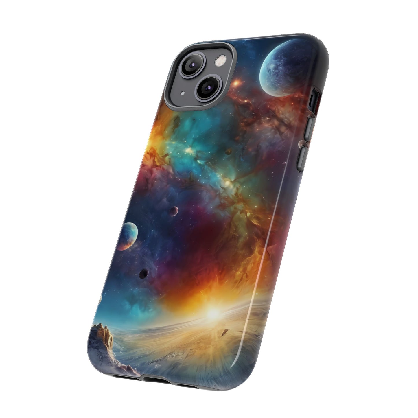 Cosmic Voyage Phone Case for iPhone 8–16 Pro Max, iPhone 8 Plus–13 Mini, iPhone XS–XS Max, iPhone 11–14 Pro Max - Designed by Thalia