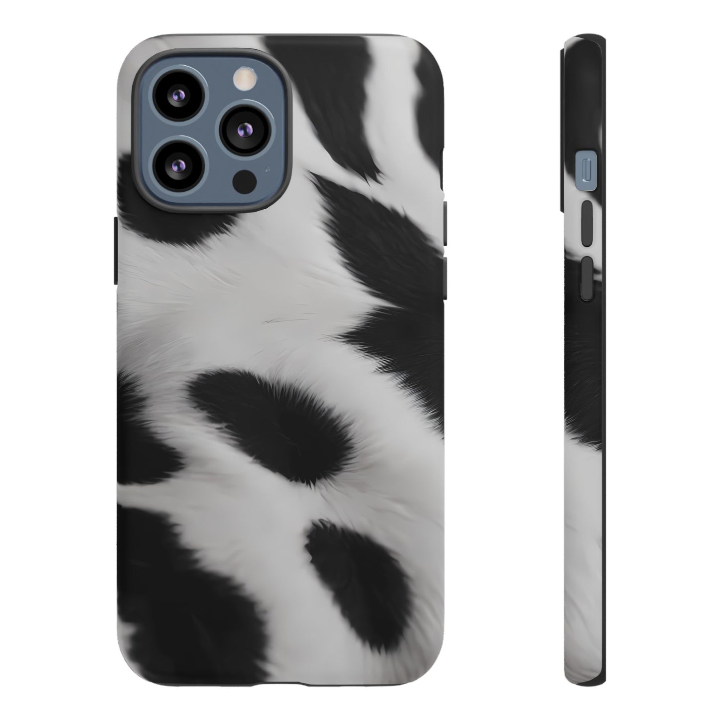 Chic Bovine Elegance Phone Case for iPhone 8–16 Pro Max, Pixel 5–8 Pro, Galaxy S10–S24 Ultra - Designed by Thalia