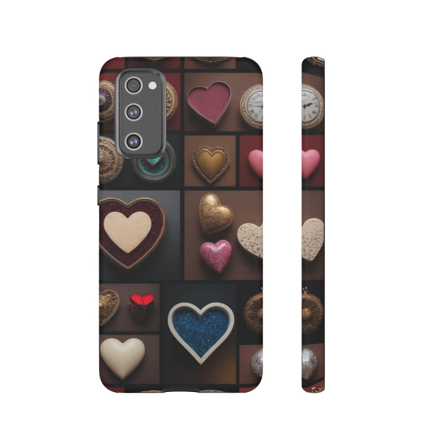 Love Button Custom Phone Case for Samsung Galaxy S10–S10 Plus, S20–S20 Ultra, S21, S22, S23, S24 Ultra - Designed by Thalia