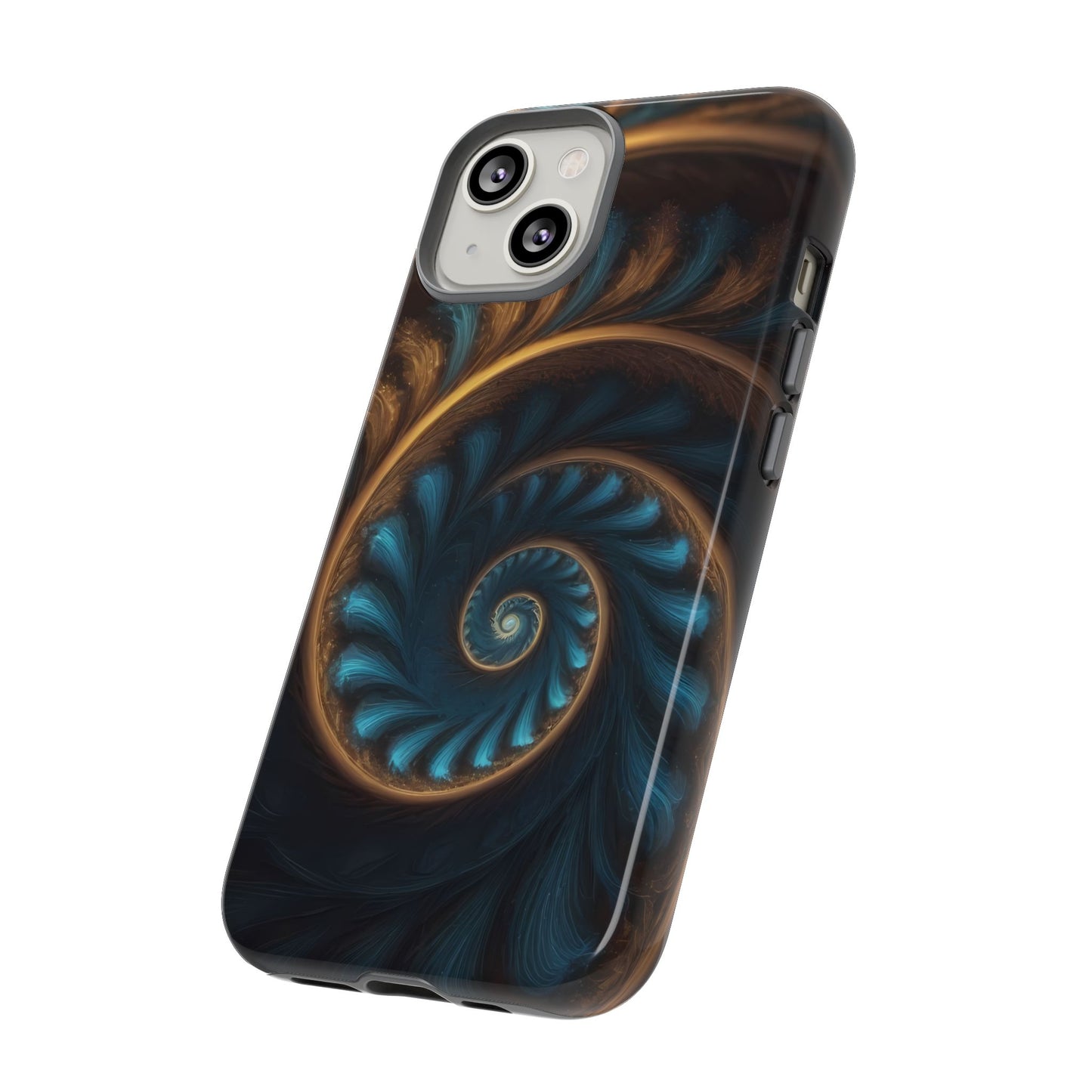 3D Fractal Phone Case for iPhone 8–16 Pro Max, Pixel 5–8 Pro, Galaxy S10–S24 Ultra - Designed by Thalia