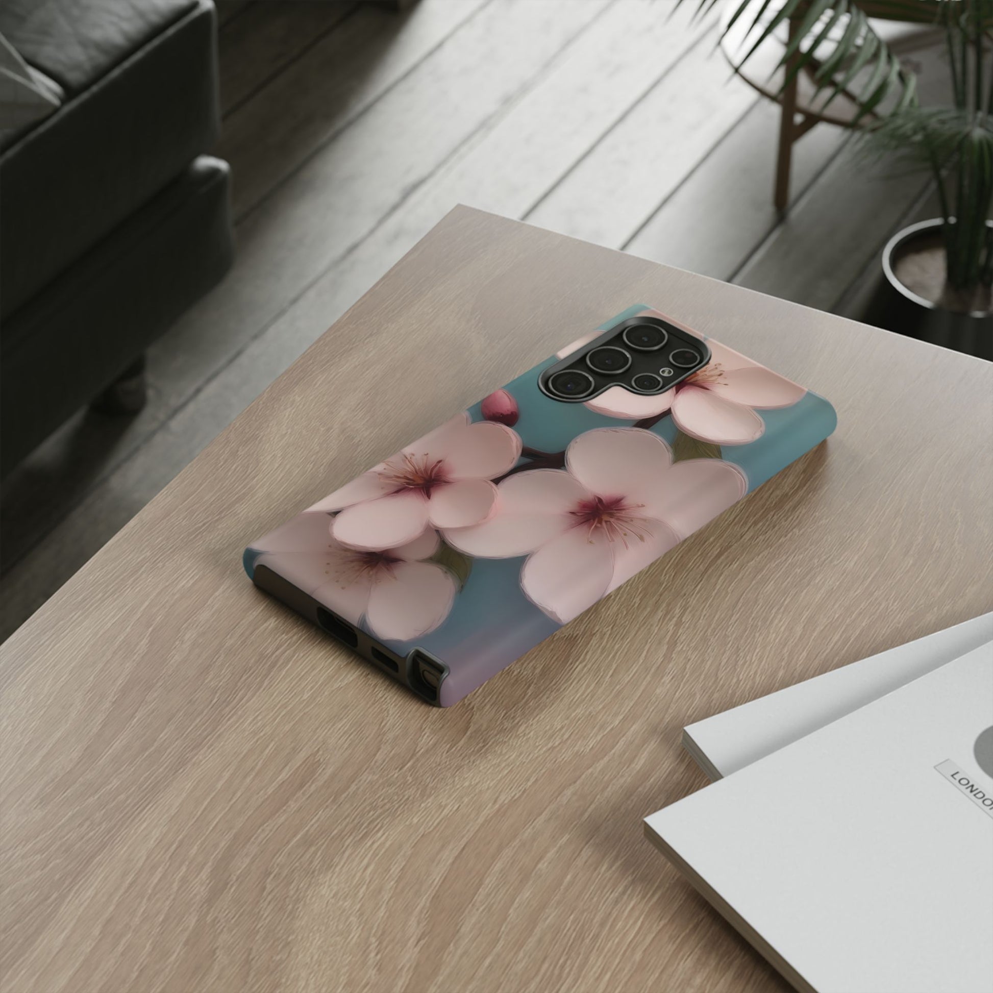 Cherry Blossom Phone Case for Samsung Galaxy S10–S24 - Designed by Thalia