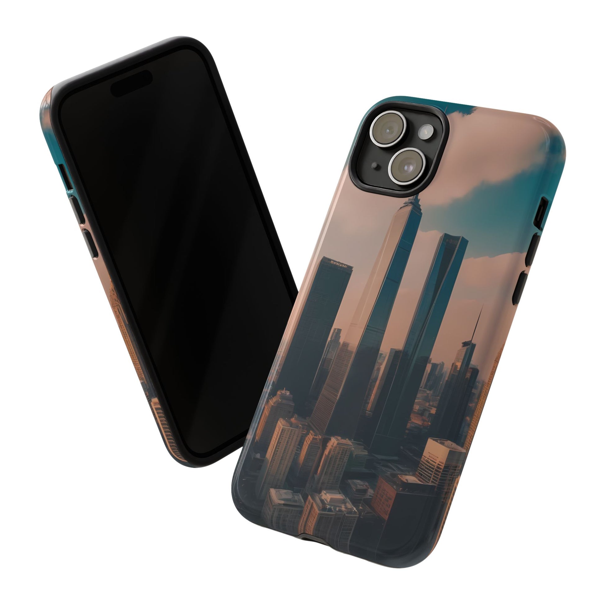 City Skylines Phone Case for iPhone 8–16 Pro Max, iPhone 8 Plus–13 Mini, iPhone XS–XS Max, iPhone 11–14 Pro Max - Designed by Thalia