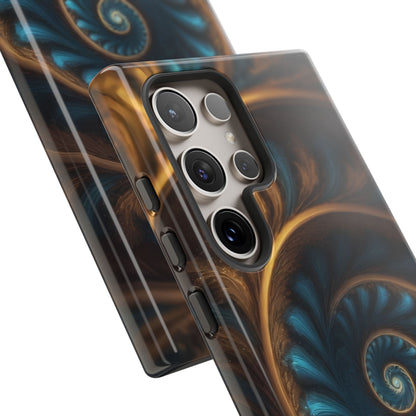 3D Fractal Custom Phone Case for Samsung Galaxy S10–S24 Ultra - Designed by Thalia