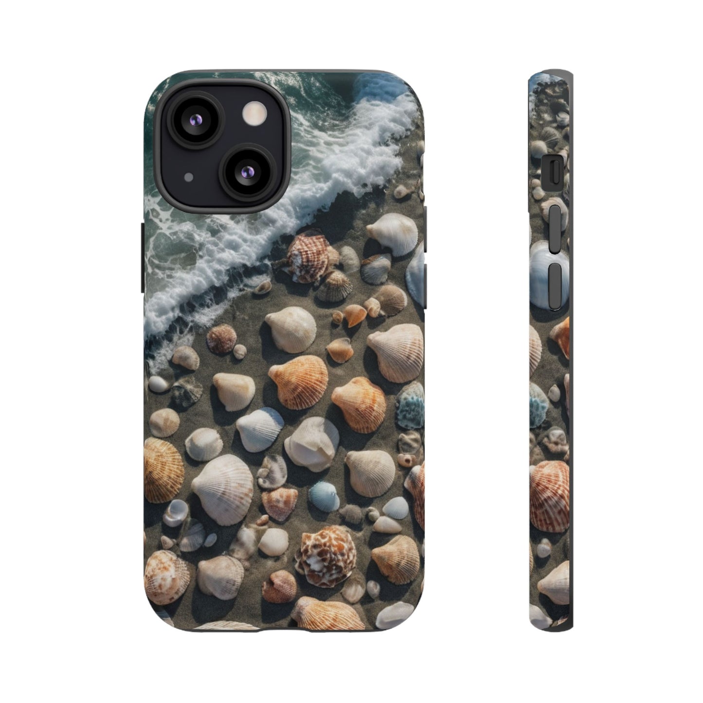 She Sells Sea Shells Phone Case for iPhone 8–16 Pro Max, Pixel 5–8 Pro, Galaxy S10–S24 Ultra - Designed by Thalia