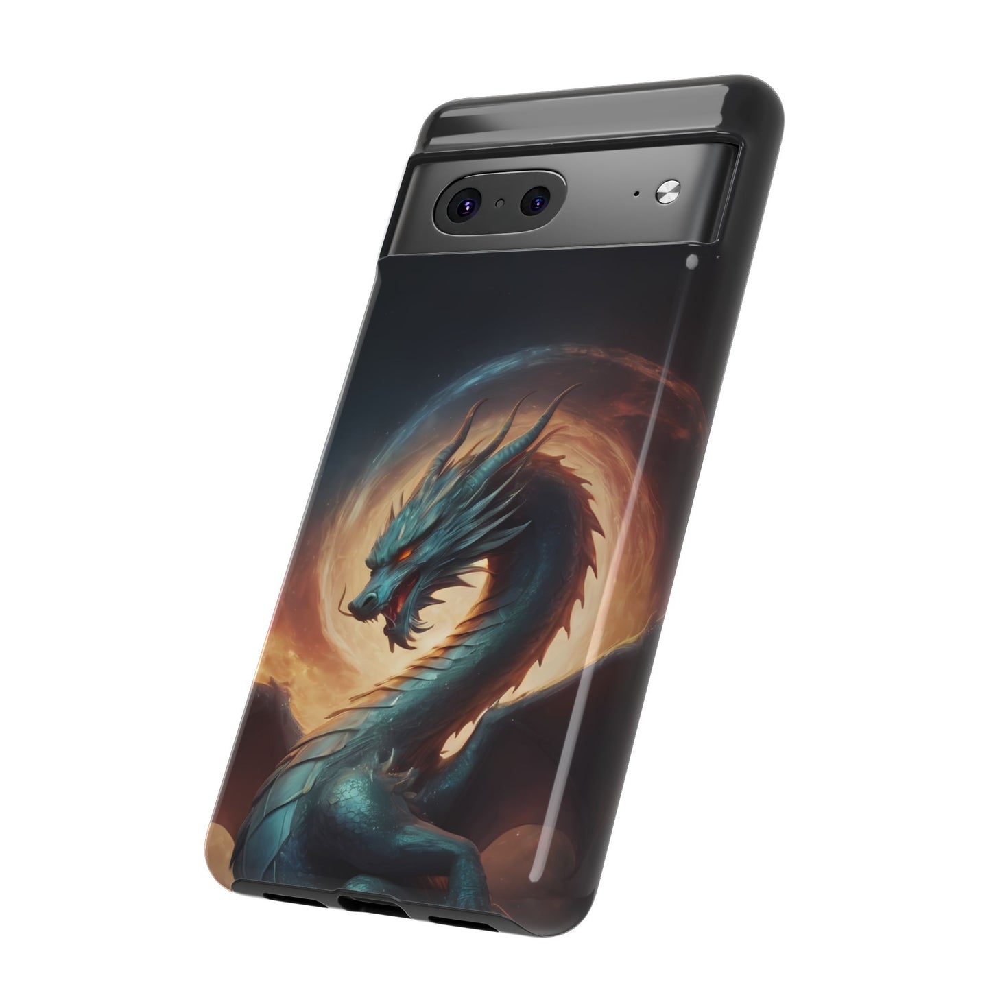 Chinese Zodiac Dragon Phone Case for iPhone 8–16 Pro Max, Pixel 5–8 Pro, Galaxy S10–S24 Ultra - Designed by Thalia