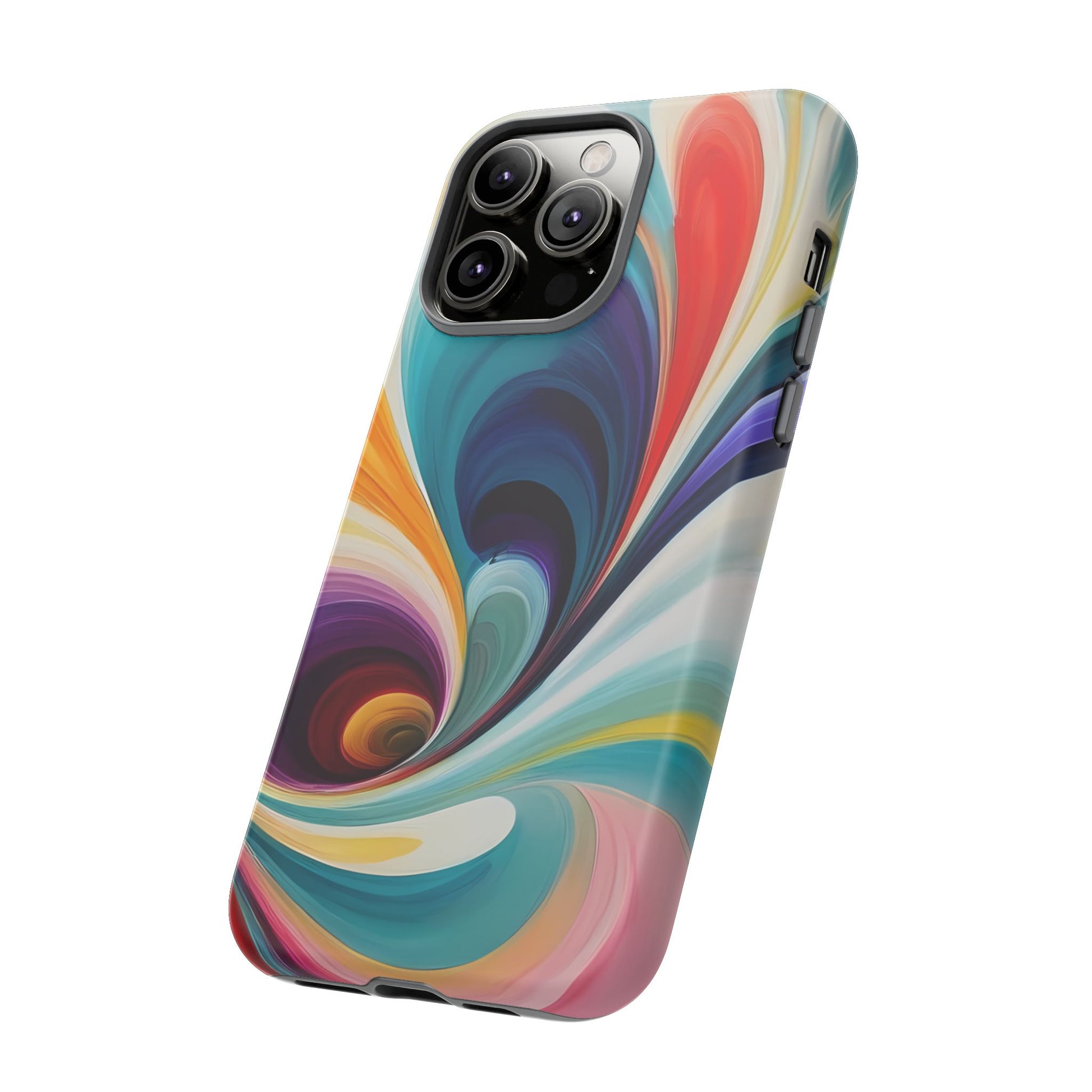 Abstract Elegance Phone Case for iPhone 8–16 Pro Max, Pixel 5–8 Pro, Galaxy S10–S24 Ultra - Designed by Thalia