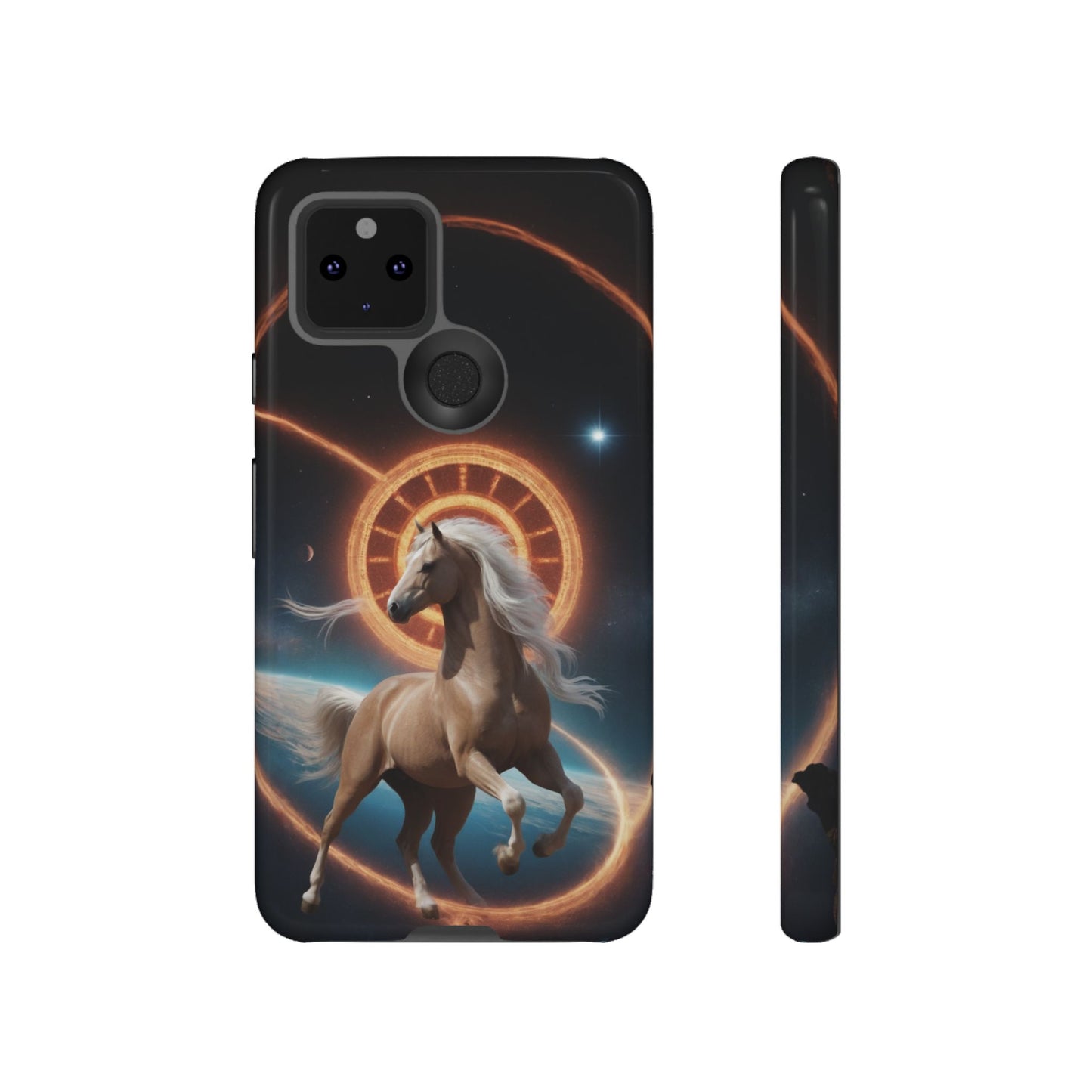 Chinese Zodiac Horse Custom Phone Case for iPhone 8–16 Pro Max, Pixel 5–8 Pro, Galaxy S10–S24 Ultra - Designed by Thalia