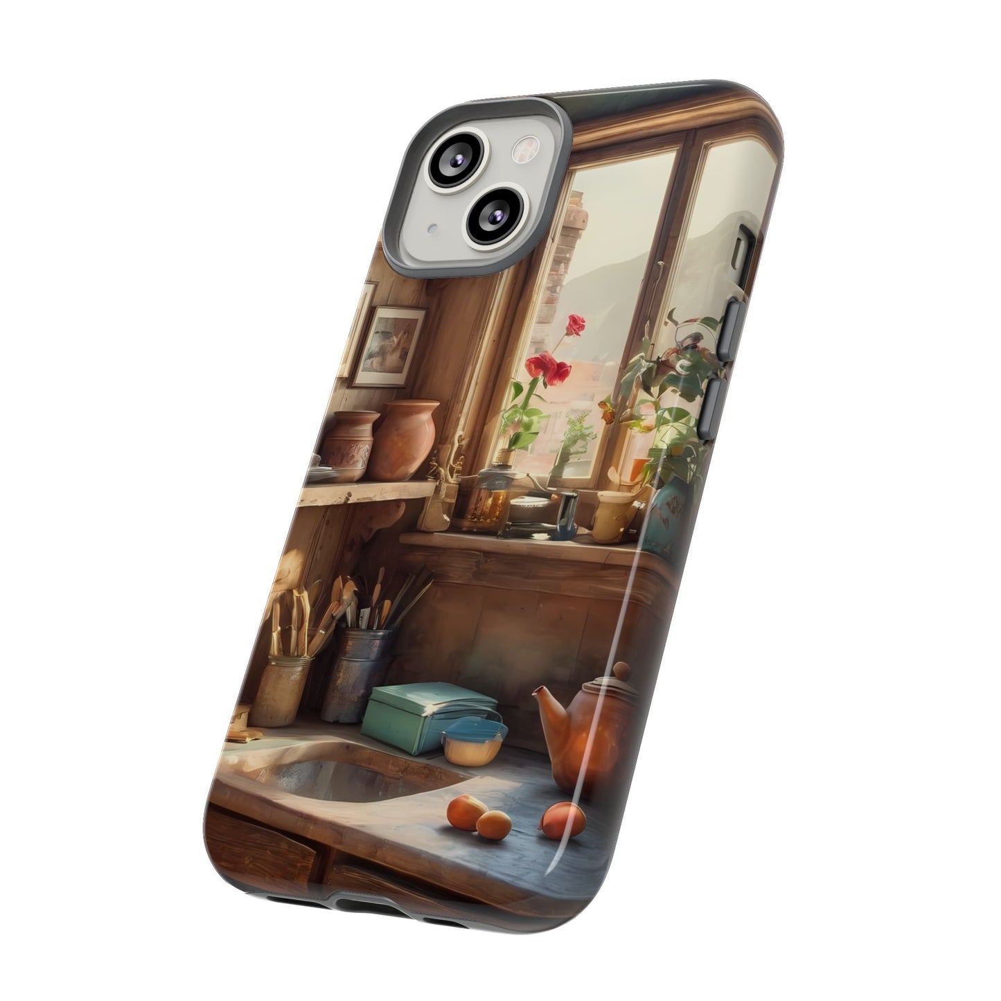 Vintage Vignettes Phone Case for iPhone 8–16 Pro Max, Pixel 5–8 Pro, Galaxy S10–S24 Ultra - Designed by Thalia