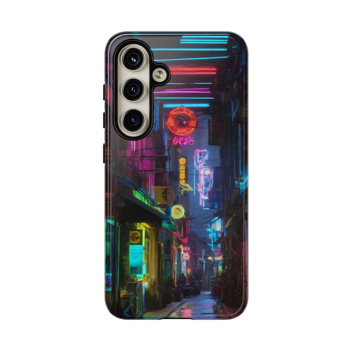 Electric Neon Custom Phone Case for Samsung Galaxy S10–S24 - Designed by Thalia