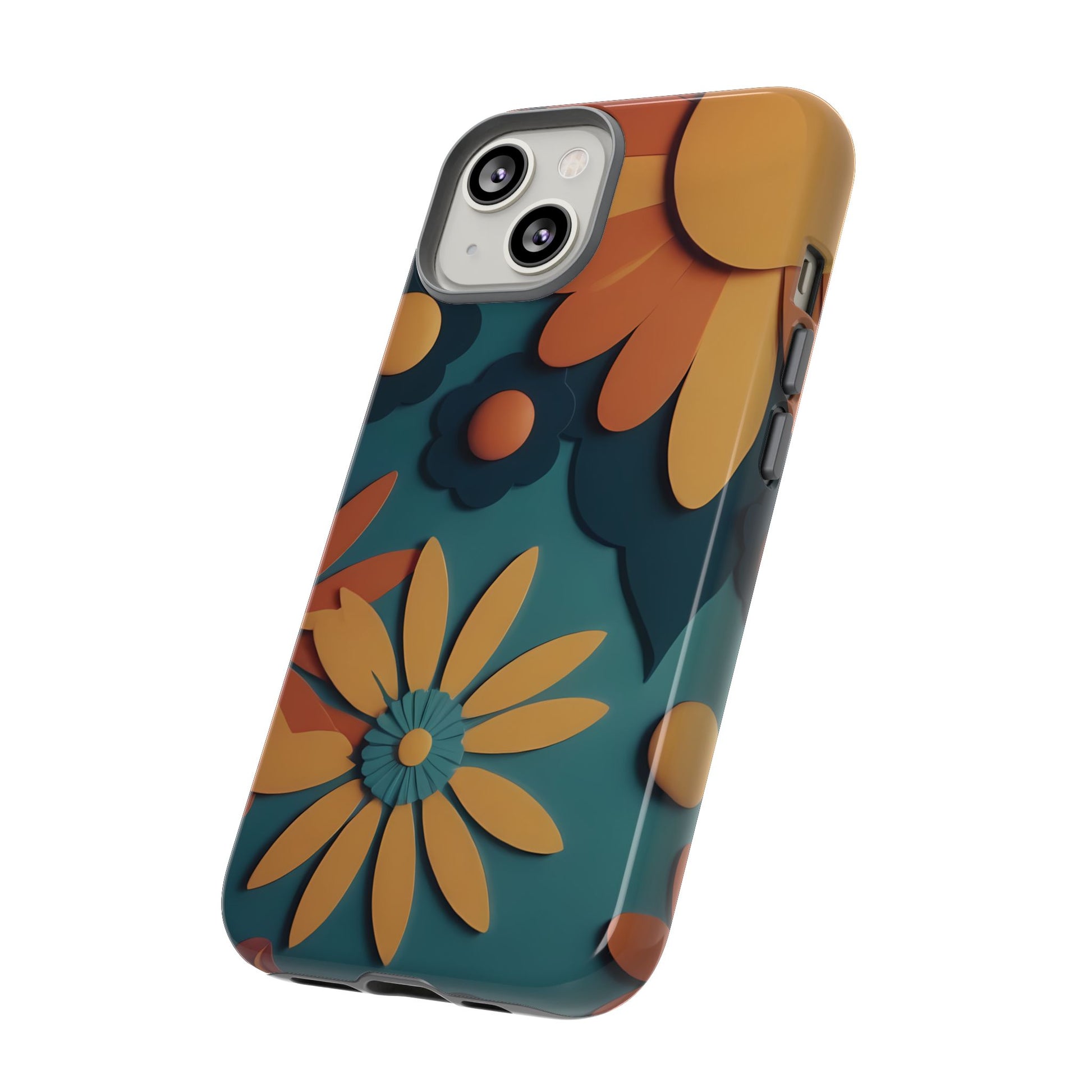 70s Retro Phone Case for iPhone 8–16 Pro Max, Pixel 5–8 Pro, Galaxy S10–S24 Ultra - Designed by Thalia