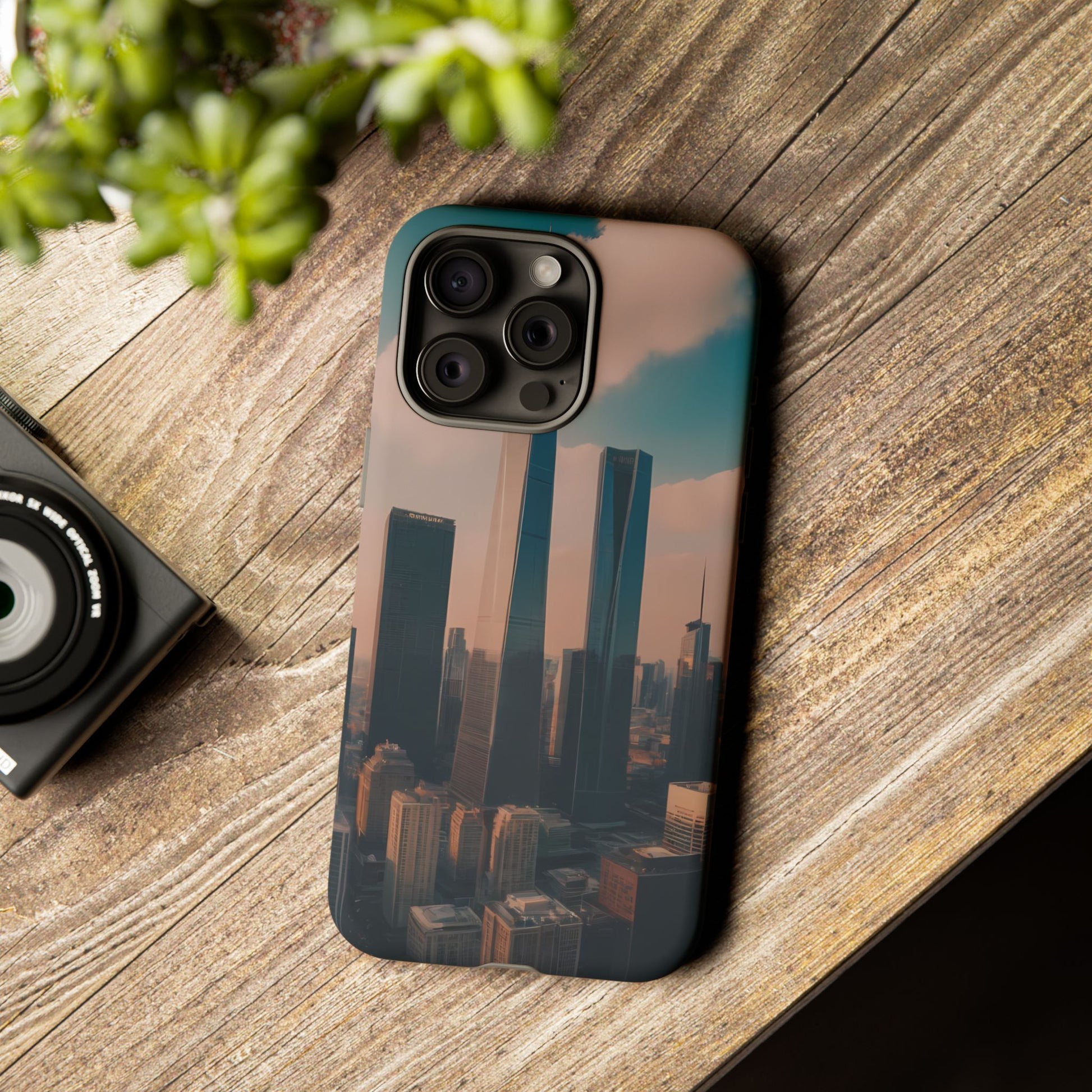 City Skylines Phone Case for iPhone 8–16 Pro Max, iPhone 8 Plus–13 Mini, iPhone XS–XS Max, iPhone 11–14 Pro Max - Designed by Thalia