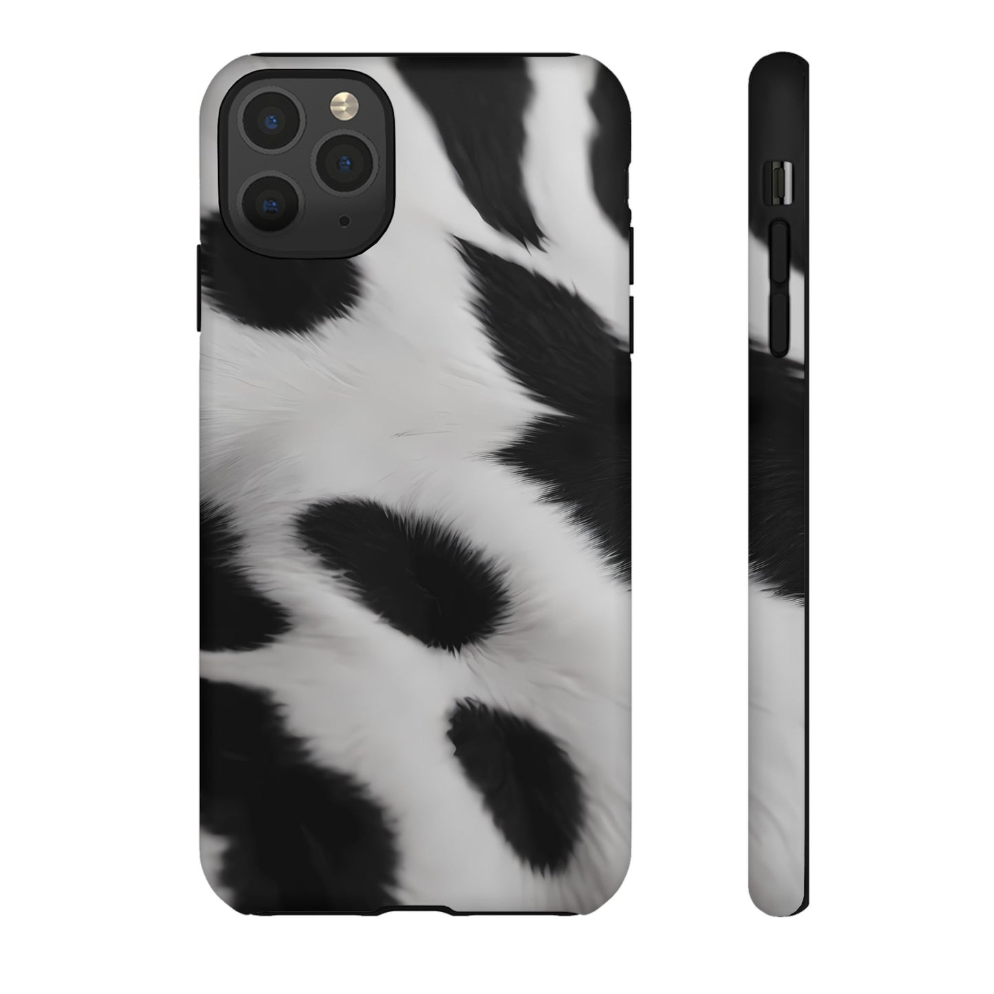 Chic Bovine Elegance Custom Phone Case for iPhone 8–16 Pro Max, iPhone 8 Plus–13 Mini, iPhone XS–XS Max, iPhone 11–14 Pro Max - Designed by Thalia