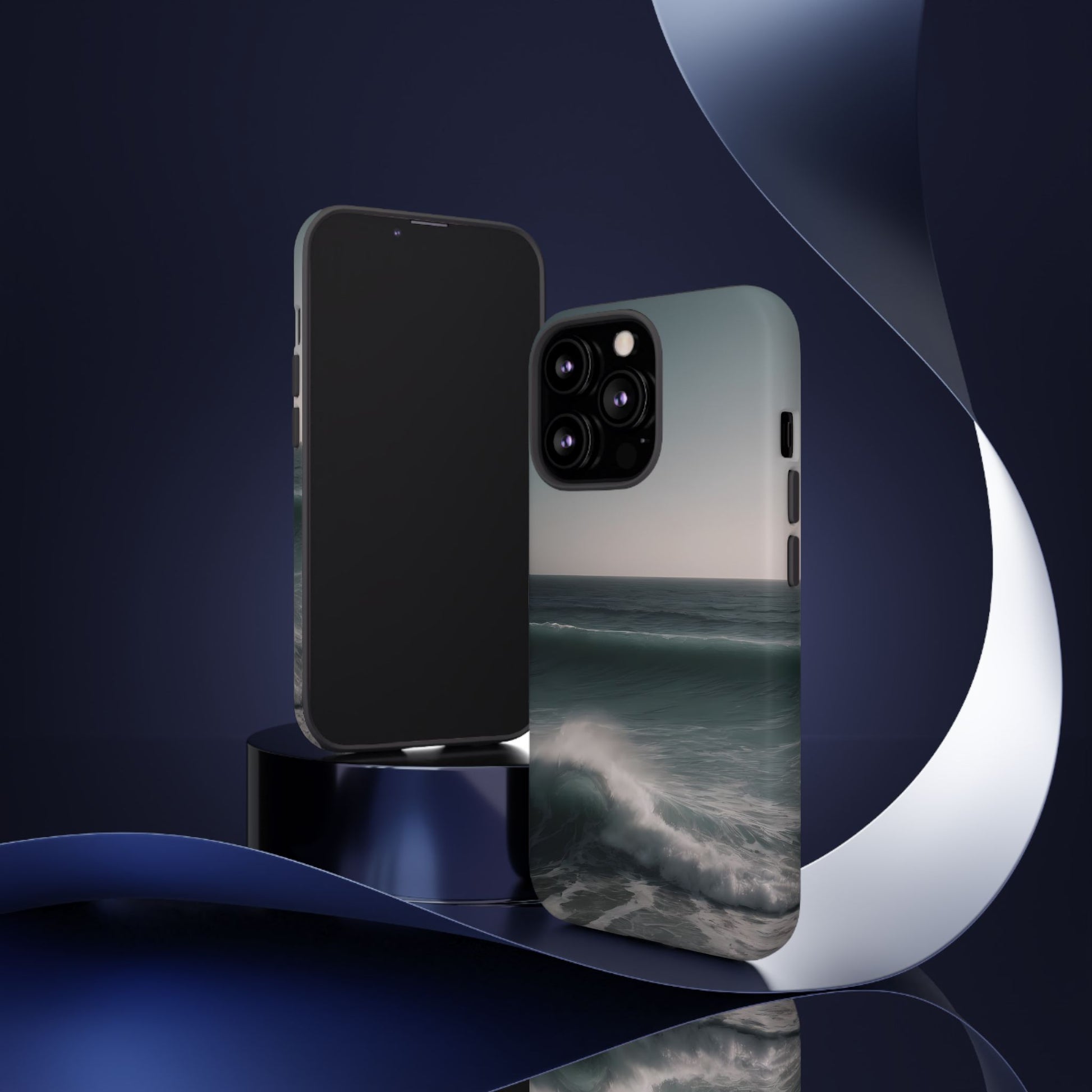 Cool Ocean Phone Case for iPhone 8–16 Pro Max, iPhone 8 Plus–13 Mini, iPhone XS–XS Max, iPhone 11–14 Pro Max - Designed by Thalia