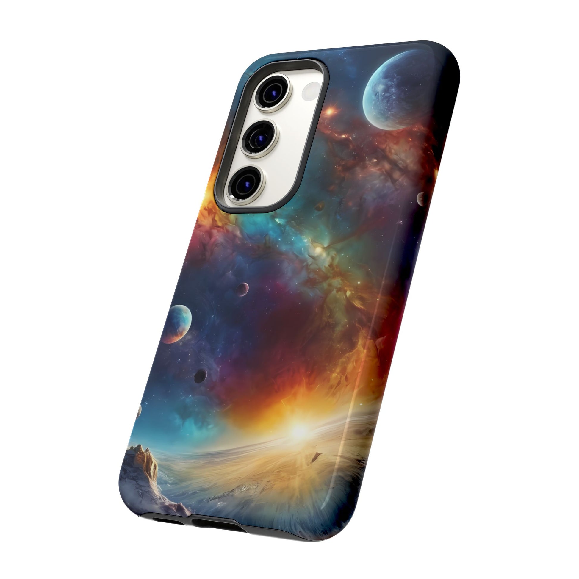 Cosmic Voyage Phone Case for iPhone 8–16 Pro Max, Pixel 5–8 Pro, Galaxy S10–S24 Ultra - Designed by Thalia