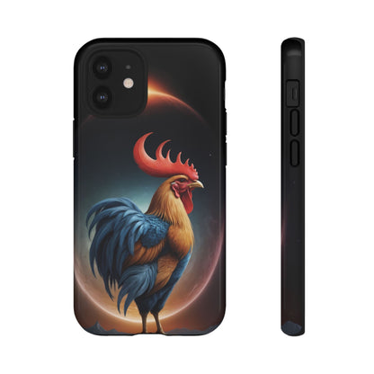 Chinese Zodiac Rooster Custom Phone Case for iPhone 8–16 Pro Max, Pixel 5–8 Pro, Galaxy S10–S24 Ultra - Designed by Thalia