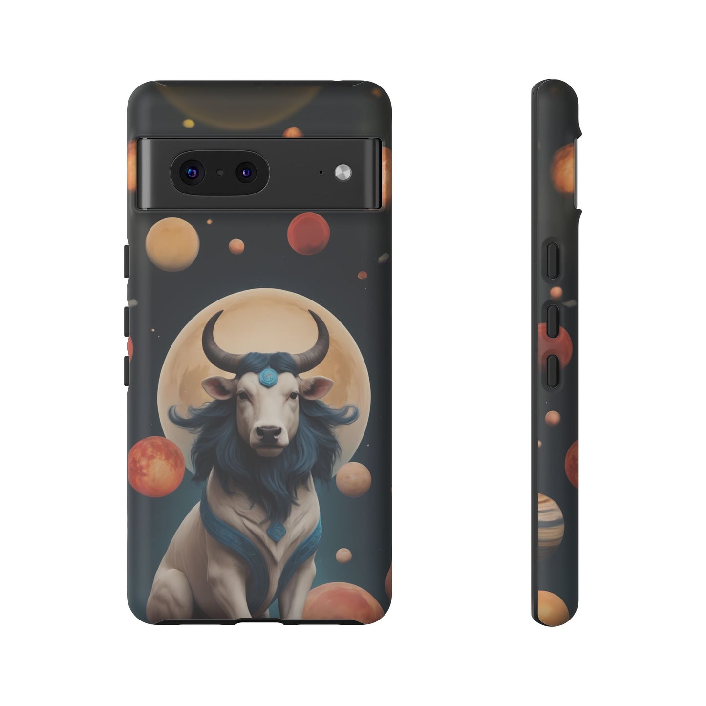 Chinese Zodiac Ox Phone Case for Google Pixel 8 Pro, Pixel 8, Pixel 7, Pixel 6 Pro, Pixel 6, Pixel 5 5G - Designed by Thalia