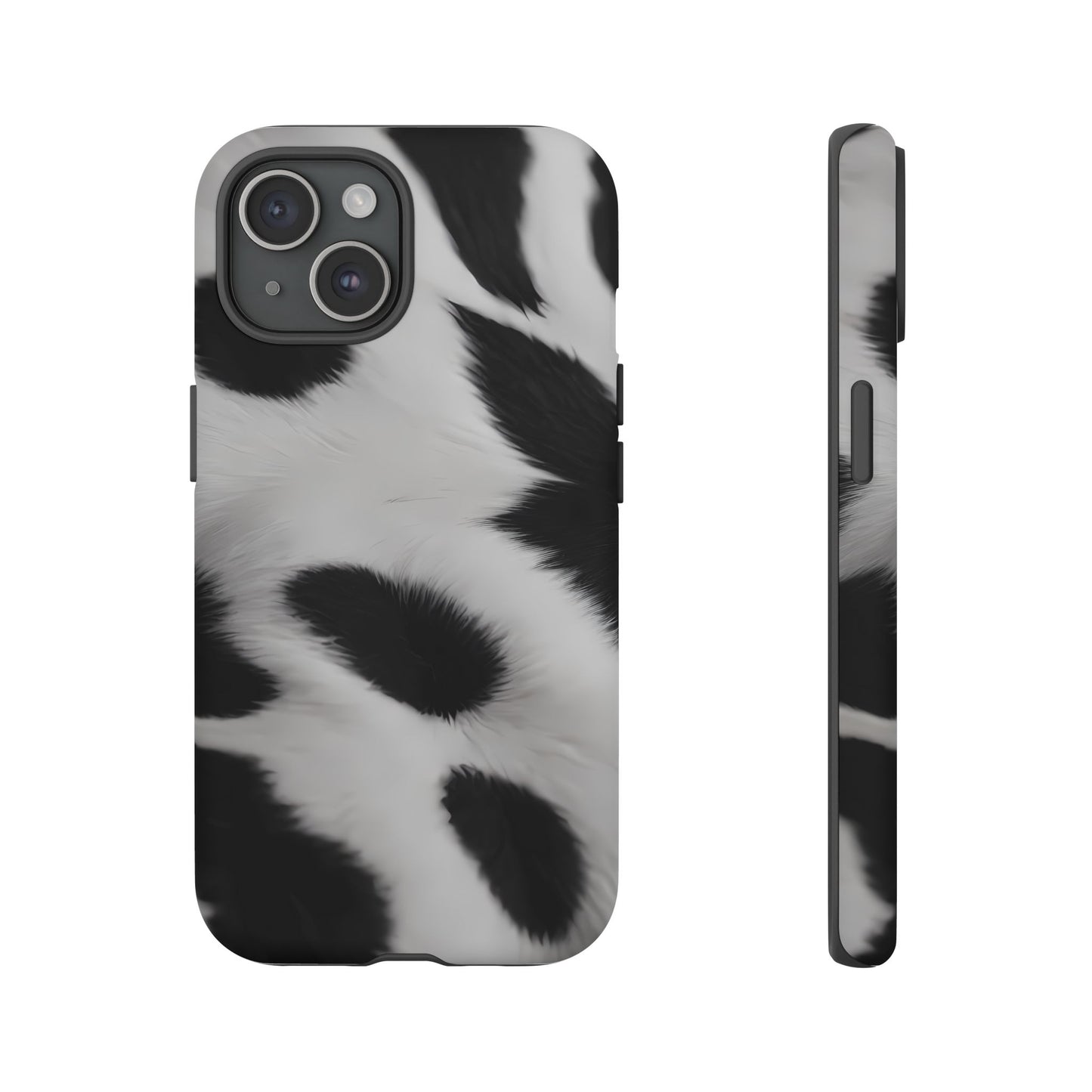 Chic Bovine Elegance Phone Case for iPhone 8–16 Pro Max, Pixel 5–8 Pro, Galaxy S10–S24 Ultra - Designed by Thalia