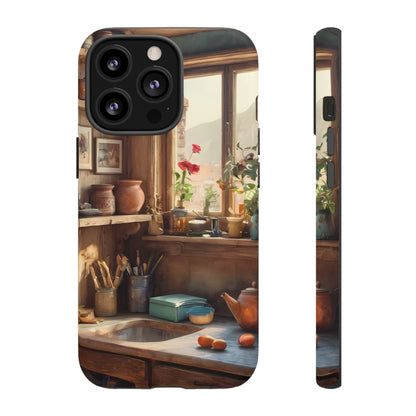 Vintage Vignettes Phone Case for iPhone 8–16 Pro Max, Pixel 5–8 Pro, Galaxy S10–S24 Ultra - Designed by Thalia